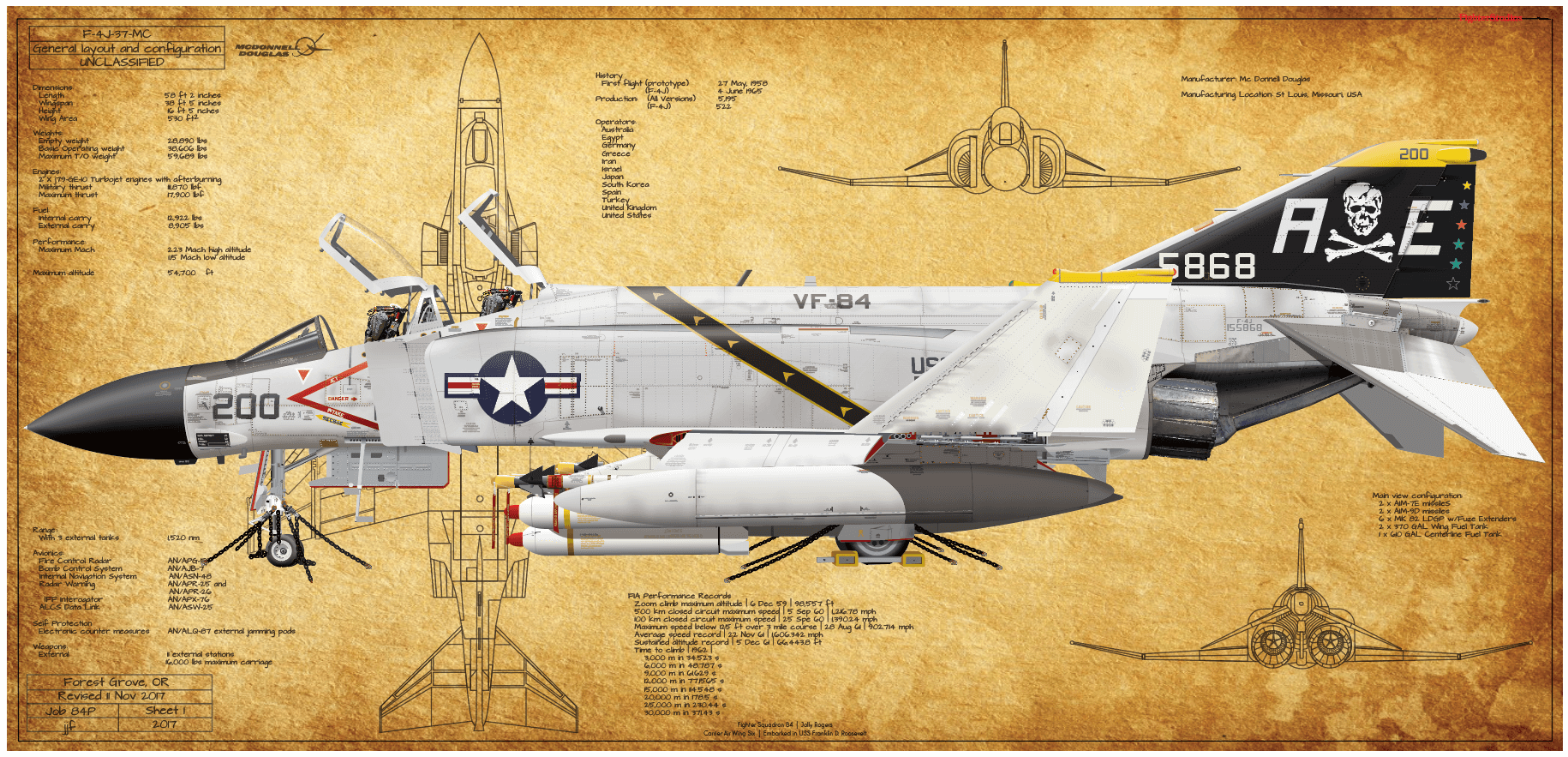 F-4J Phantom II VF 84 